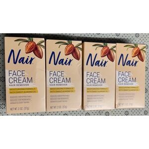 Nair Face Cream Hair Remover, 2 OZ Ea. - Pack Of 4